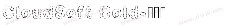 CloudSoft Bold字体转换